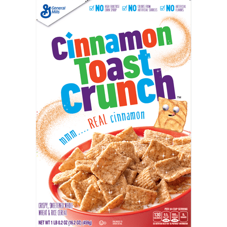 Cinnamon Toast Crunch, Cereal, with Whole Grain, 16.2 oz