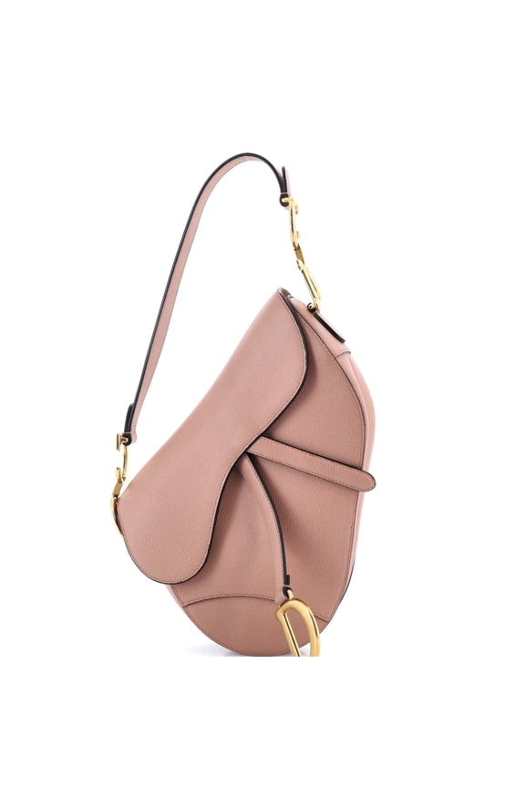 Pre-Owned Saddle Handbag Leather Medium By Rebag