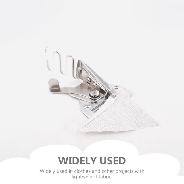 Raindrops Dispositivo Para Doblar Y Sujetar Bordes En Máquina De Coser Con Cuerpo En Acero Inoxidable Plata