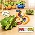 thumbnail image 2 of Magnetopia Dinosaur Remote Control Car for Kids, Monster Truck Toy, with 12 Eaten up Little Cars, Birthday Gift for 3-12 Year Old Boys Girls, 2 of 8
