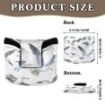 thumbnail image 2 of Haosy Seagulls Flying Golf Mallet Putter Cover Strong Magnetic Leather Golf Club Headcover Closure, 2 of 7