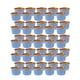 thumbnail image 1 of EeaseMX 100 moldes desechables para pasteles, resistentes al calor, para muffins, cupcakes (azul y dorado), 1 of 7