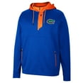 thumbnail image 2 of Men's Colosseum Royal Florida Gators Luge 3.0 Quarter-Zip Hoodie, 2 of 3