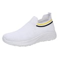 thumbnail image 2 of NexTorq Women's Walking Tennis Shoes Slip On Sneaker Comfortable Lightweight Casual Athletic Gym Shoes White 40, 2 of 9