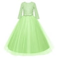 thumbnail image 2 of Kid Girls Dresses Girls Formal Dresses Green Dresses For Girls Long Dresses For Girls Girl Dresses Size 8-9 Years, 2 of 5