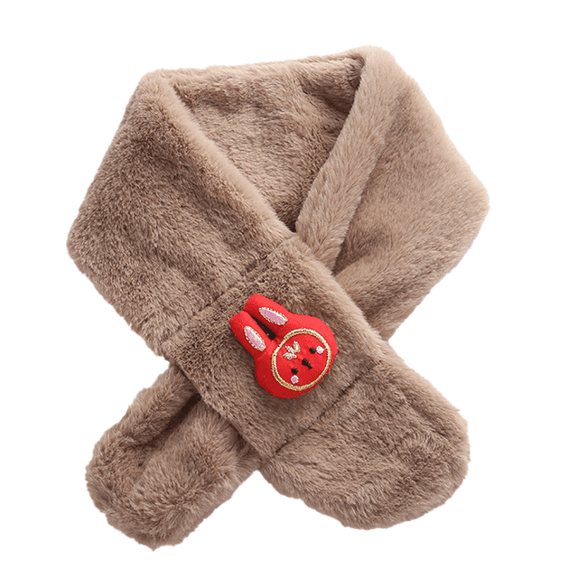 Bufanda de forro polar para niños y niñas, bufanda cálida para invierno y otoño, bufanda para niños, bufanda para niños MFZFUKR CPB-CJZ293-4