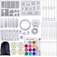 thumbnail image 1 of Jinsinto Resin Kit For Beginners With Silicone Molds - Resin Jewelry Making Kit, 1 of 5