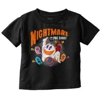PACMAN Spooky Nightmare on Pac Street Toddler Boy Girl T Shirt Infant Toddler Brisco Brands 6M