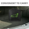 thumbnail image 3 of ELAYARD 2Pcs Black Car Charging Storage Bags Portable Handheld Cable Organizer for Electric Vehicle Use, 3 of 7