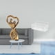thumbnail image 2 of Figura De Pareja, Escultura Para Amantes, Regalo De Aniversario, Familia, Hombre, Con Estantes Flotantes, Organizador De Pared De Metal, Cesta De Almacenamiento De Alambre Para Cocina, Baño,, 2 of 8