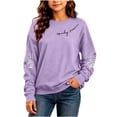 thumbnail image 3 of Frostluinai Crewneck Sweatshirts for Kids Girls Halloween Pullover Casual Long Sleeve Spooky Season Print Sweat Shirts 5-15 Years, 3 of 10
