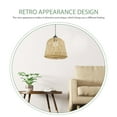 thumbnail image 5 of OULII 1Pcs Woven Rattan Lampshade for Pendant Light Khaki Vintage Interior Designers, 5 of 5
