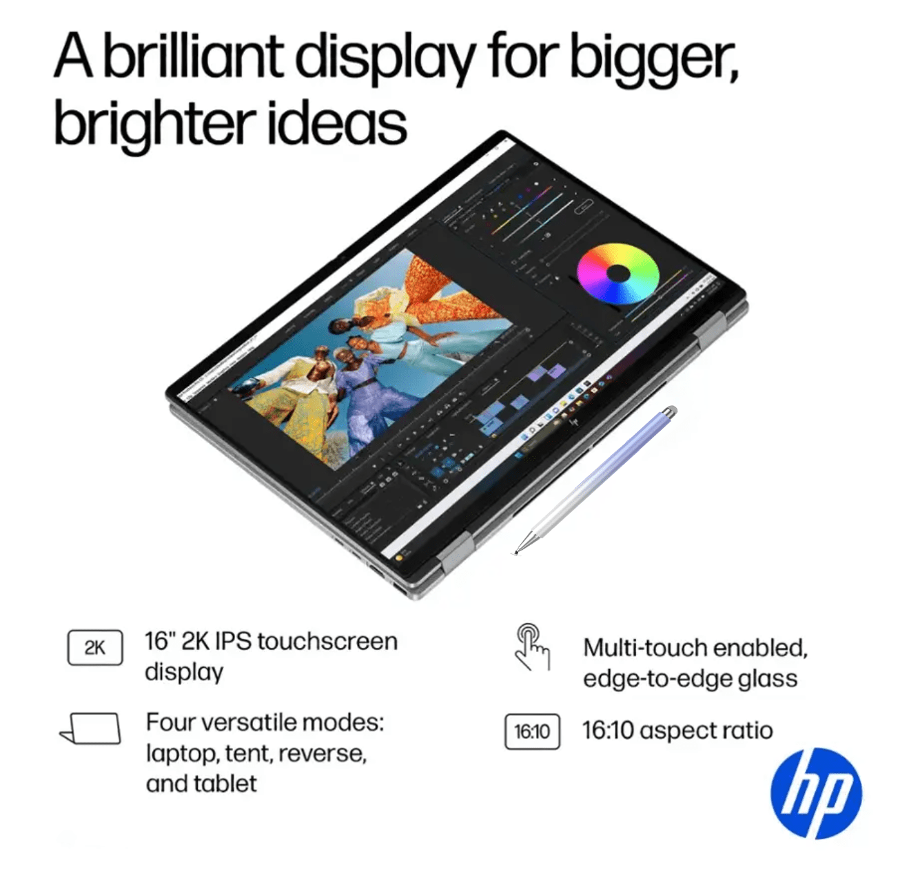 HP 2025 New Envy x360 2-in-1 Slim Laptop, OmniBook X Flip 16