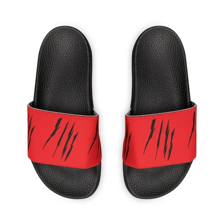 

Effete Feline Claw Marks Scratch Youth Removable-Strap Sandals