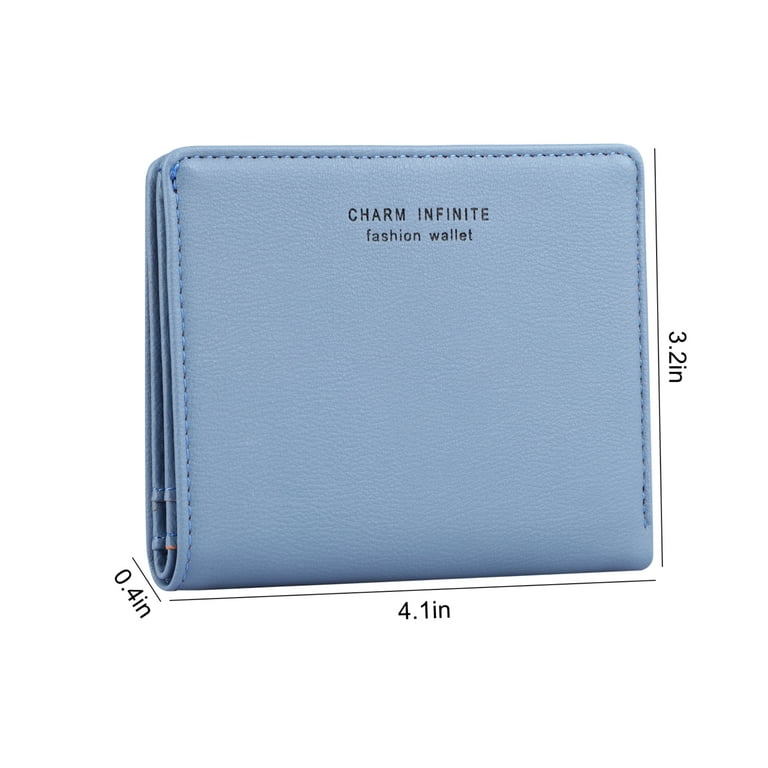 Slim Bifold Leather Wallet for Women, TSV Credit Card Holder