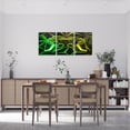 thumbnail image 2 of Erosebridal Gaming Gamepad Canvas Wall Art for Bedroom, Gradient Geometry Wall Hanging Decor for Living Room, Video Game Wall Decor for Bathroom, Luxury Bedroom Decorative, 2 of 5