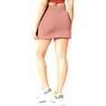 thumbnail image 5 of Stylesindia Skirt with Shorts for Women's & Girl's Solid High Waist Flared Skater Short Mini Skirt (US, Alpha, XX-Large, Regular, Regular, Peach), 5 of 5