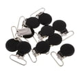 thumbnail image 4 of 10 pcs Clips para Chupete Pinza para Fabricación de Soportes para Chupetes Hugo Negro, 4 of 6