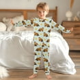 thumbnail image 6 of joogoo Groundhog Dog Stars 2 Piece Long Sleeve Tee and Pants Cotton Pajama Set 4T, 6 of 7