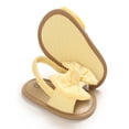 thumbnail image 3 of Luxsea Summer Baby Girls Shoes Non-Slip Canvas Bowknot Toddlers Newborn Infantil Sandals, 3 of 10