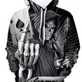 thumbnail image 4 of Sudadera con capucha para hombre, sudadera con estampado 3D de calavera, ropa para exteriores, jersey de moda diaria, sudaderas con capucha de manga larga de otoño para hombre, 4 of 4