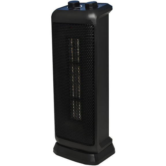 Visionair 17 In. 750/1500W 5120 Btu 160 Sq-Ft. Oscillating Ceramic Heater