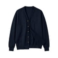thumbnail image 6 of Men V Neck Button Cardigan Sweater Long Sleeve Open Front Casual Knit Cardigan with Pockets, 6 of 6