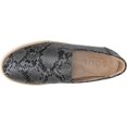 thumbnail image 5 of Women's SOUL Naturalizer Kemper2 Slip On Sneaker Grey Black Snake Smooth Synthetic Leather 5.5 M, 5 of 6