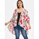 thumbnail image 2 of Cárdigan de Verano de Encaje Floral de Talla Extra Grande Rosegal  Cárdigans de talla grande, 2 of 5
