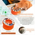 thumbnail image 3 of Intelligence Toys Cat Slow Feeder, Puzzle Toys for Dogs, Raised Food Bowl with Stand for Cats, Slow Feeding Cat Bowl, Dog Toy Intelligence, Non-Slip Bowls for Cat,Food Dispenser, 3 of 9