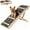 Wood, variant on Pawaboo 2026 Upgraded Dog Ramp for Couch, Foldable Small Dog Ramp for Sofa with 7 Adjustable Heights from 2.2" to 18.5", Portable Non-Slip Pet Ramps for Couch Sofa, Wood