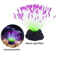 thumbnail image 5 of Soft Silicone Glowing Aquarium Anemone Aquatic Artificial Coral for Fish Tank Decoration Purple, 5 of 7