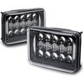 thumbnail image 1 of Par de faros LED en línea LED STORE de 4x6 pulgadas, color negro, 1 of 9