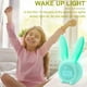 thumbnail image 3 of Reloj despertador con luz para niños, reloj despertador con forma de conejo bonito para despertar a los niños, lámpara de noche creativa, función de repetición, luz nocturna temporizada, Fokelyi LN-1059, 3 of 7