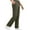 Green, variant on LSLJS Cargo Pants Women Straight Leg Drawstring Waisted Outdoor Joggers Casual Baggy Solid Color Athletic Work Pants with Zipper Pockets, S-2XL