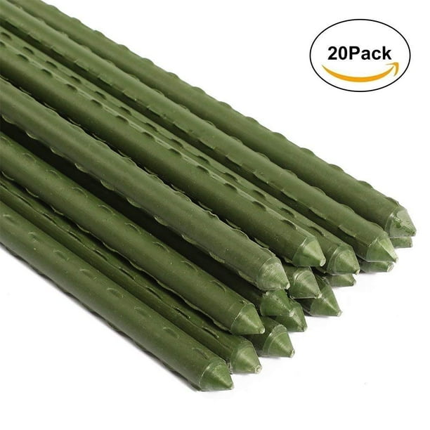 Ecostake Sy Steel Garden Stakes Plastic Coated Plant For Climbing Plants Support 4ft Long 20pack Com - Long Metal Garden Stakes Ecostake Sy Steel Garden Stakes Plastic Coated Plant For Climbing Plants Support 4ft Long 20pack Com - Long Metal Garden Stakes