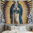 thumbnail image 2 of BCIIG Virgin of Guadalupe Tapestry Wall Hanging Unique Style for Home Decor - Graphic Tapestries Perfect for Living Room, Bedroom, or Dorm - 4 Sizes Available 40x30inch, 2 of 6