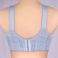 thumbnail image 5 of Womens Sports Bras No Underwire Bra Feature V-Neck Balconette Bra Style W-1171 Blue XXL, 5 of 5
