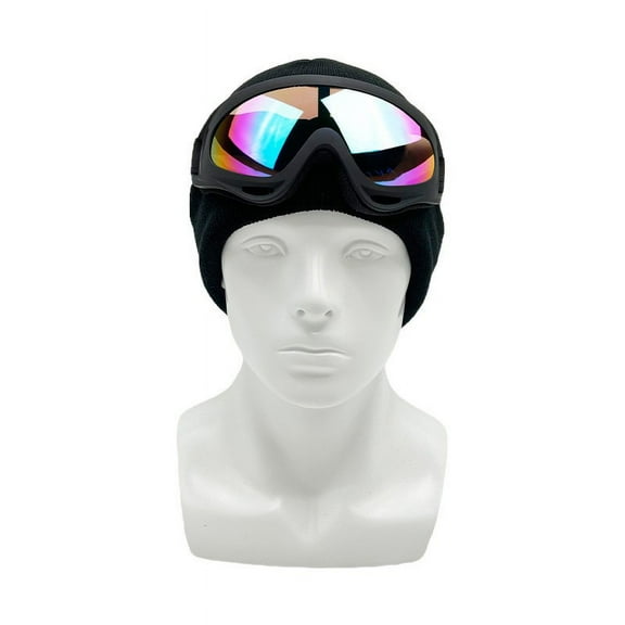 Mikilon Women Solid Color Warm Knitted Hats Winter Thermal Hats Comfortable Outdoor Hats