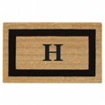 thumbnail image 1 of Nedia Home 33020H 36 x 20 in. SuperScraper Black Single Picture Frame Mat  Monogrammed H, 1 of 9