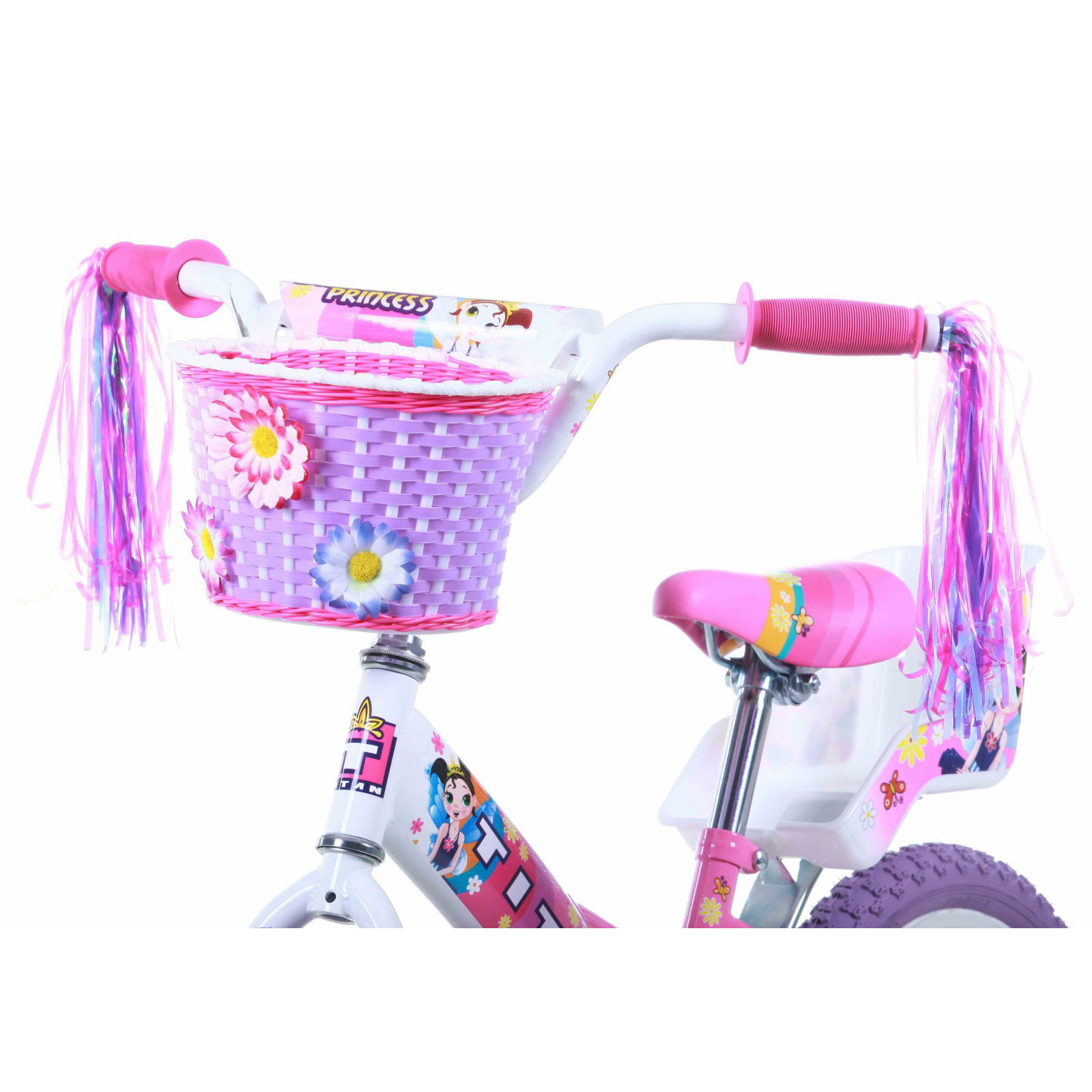 Pink for sale online Titan 081-8116 Girls Flower Princess 16 inch BMX Bike 