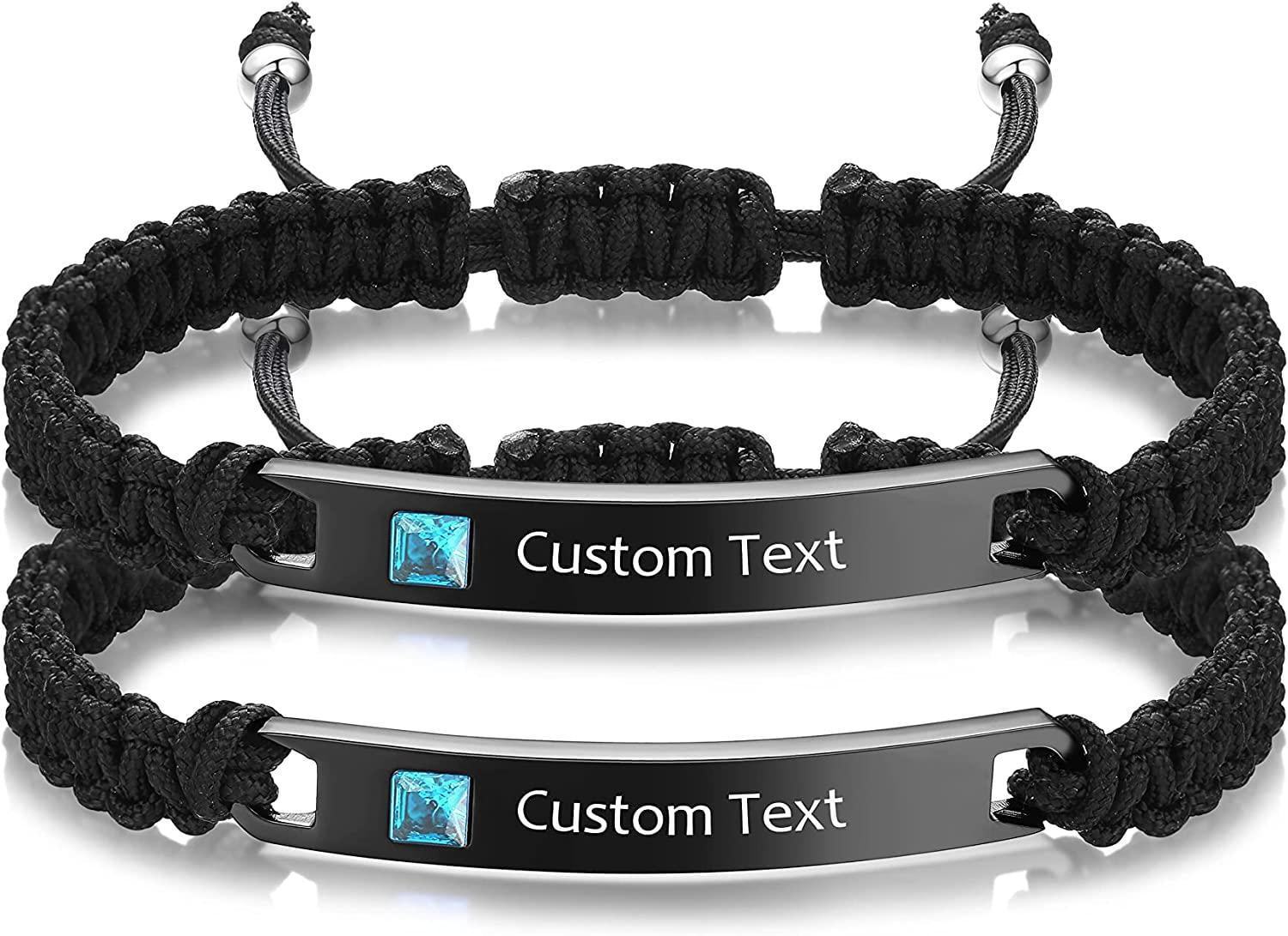 BOOMTB Best Friend Bracelet for 2 Matching Yin Yang Adjustable Bracelets  Handmade Bracelets for BFF Friendship Bracelets - Walmart.com