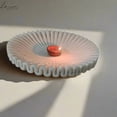 thumbnail image 3 of White Ruffle Marble Tray 12", 3 of 5