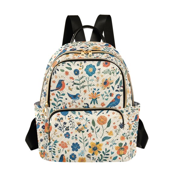 FORMRS Mini Backpack Purse for Women Quilted Travel Daypack Casual Shoulder Bag, Cute Animals