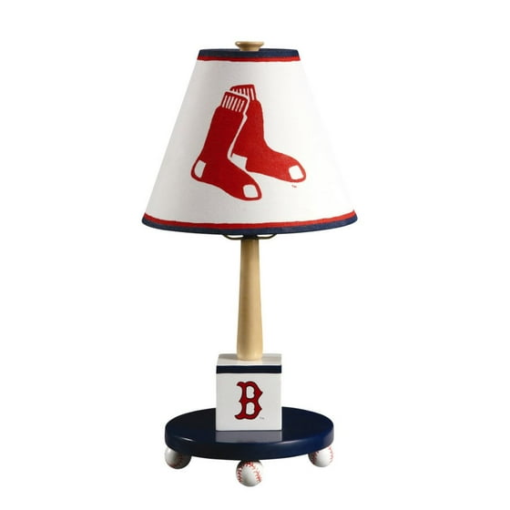 Guidecraft Mlb Red Sox Kids Baseball Table Lamp Com