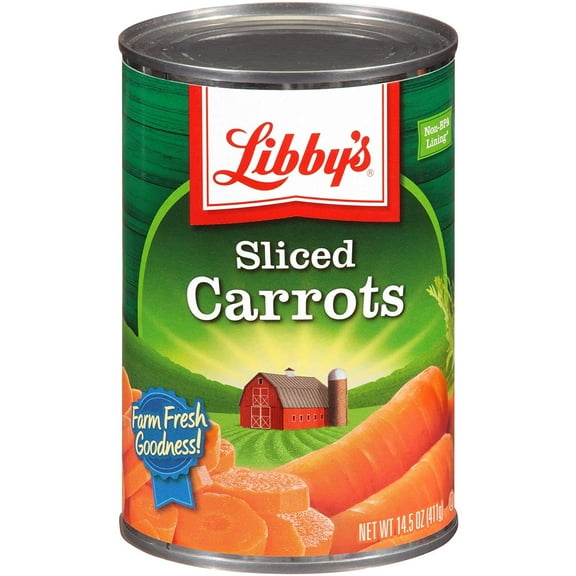 Libby's Sliced Carrots, 14.5 oz (Pack of 4)