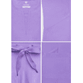 thumbnail image 4 of Adar Addition Go-Higher Scrub Set For Women - Notched V-Neck Scrub Top & Skinny Cargo Scrub Pants, 4 of 7