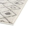 thumbnail image 6 of Unique Loom Tribal Trellis Collection Area Rug - Alaoui (7' 10" x 10' Oval Ivory and Gray), 6 of 10