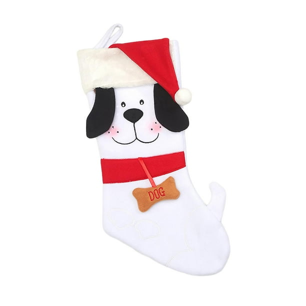 Medias navideñas Macarena colgantes para chimeneas 44 cm x 23,5 cm
