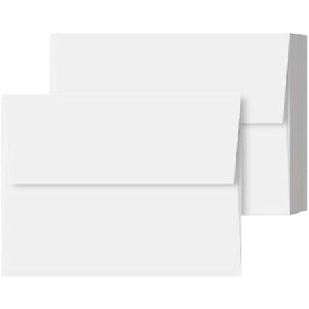 (TM) A2 Envelopes, White Color, 32/80 Text (Gsm 120), Smooth Finish, Gummed Sealing, (500)$$Office